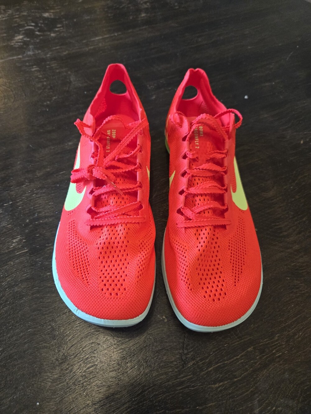 Men's Nike Dragonfly 2 Track and Field/ XC Spikes, ! Bright Crimson-Lime Blast